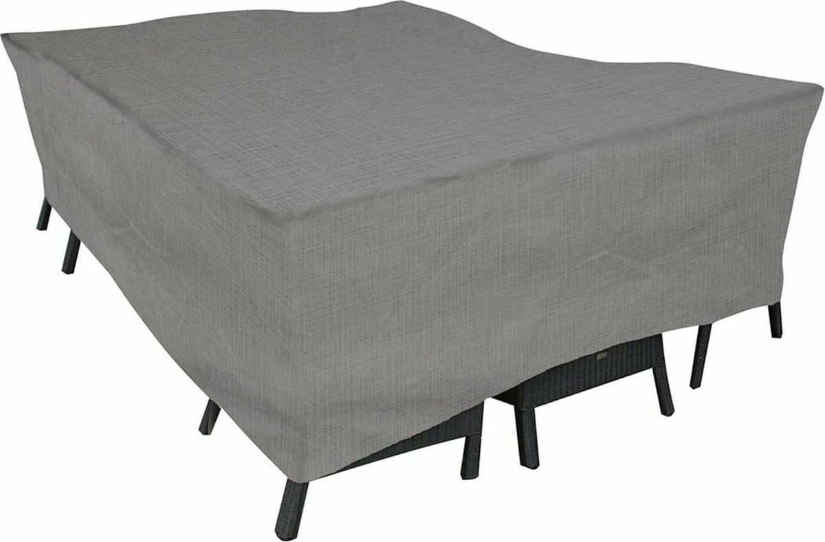 Zitgroephoes rechthoek Cantonic 225x175x100 cm grijs - Eurotrail