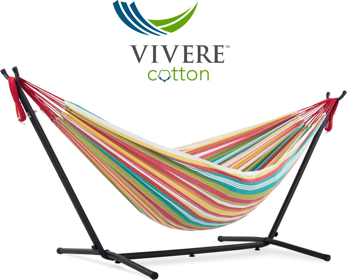 Vivere Combo Tweepersoons Hangmat met Standaard