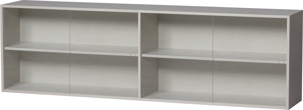 Basiclabel Klink Muurkast - Grenen - Mist - 60x200x35