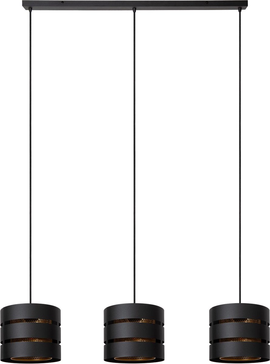 Lucide ROSAS Hanglamp 3xE27 - Zwart