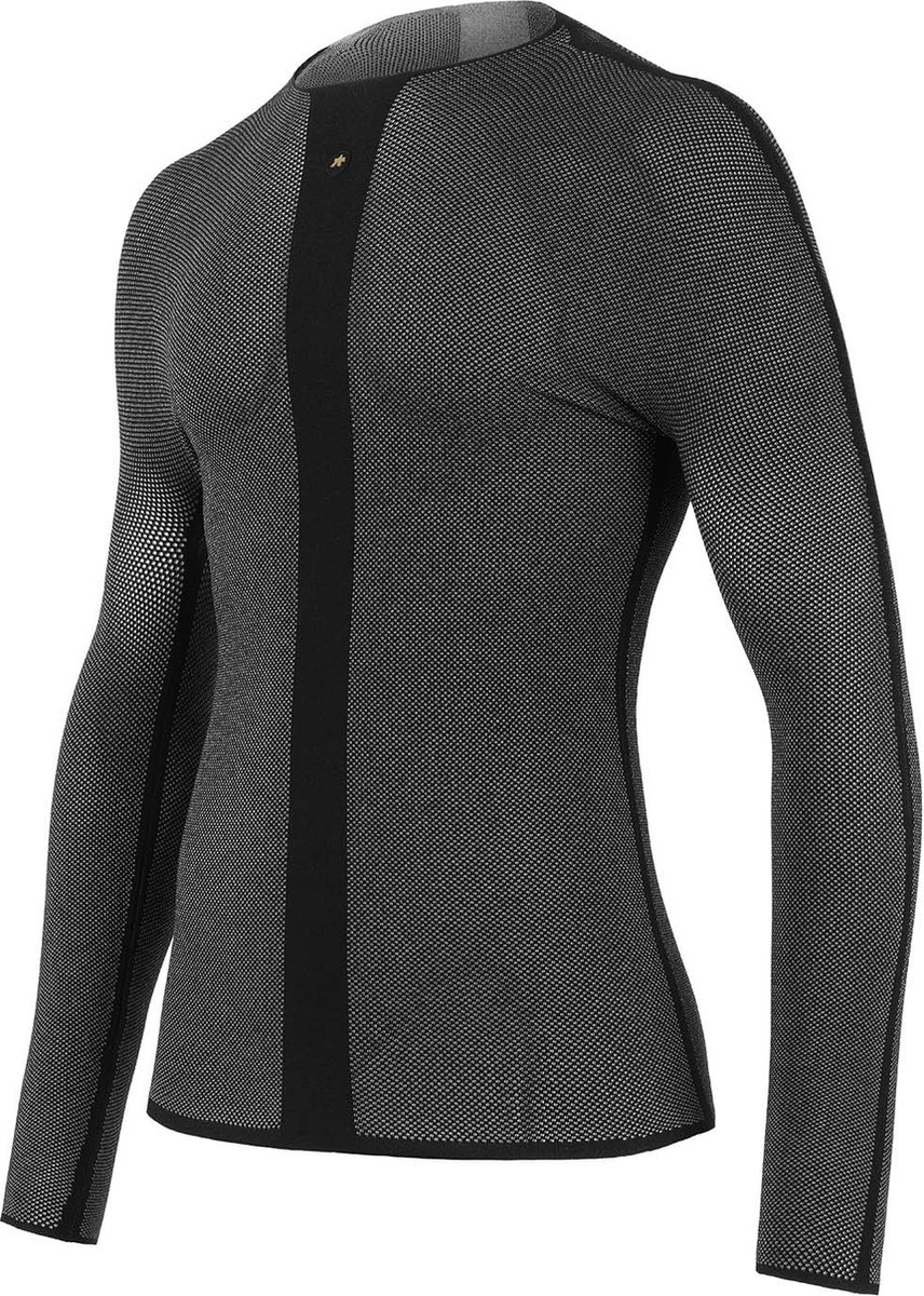 Assos GTO spring/fall DermaSensor ondershirt lange mouw grijs heren 0