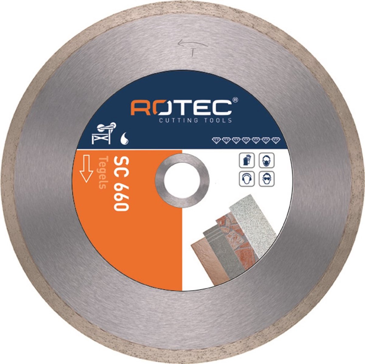 Rotec Diamantzaag Tegel /SC 660 400/25,4 - 7004004