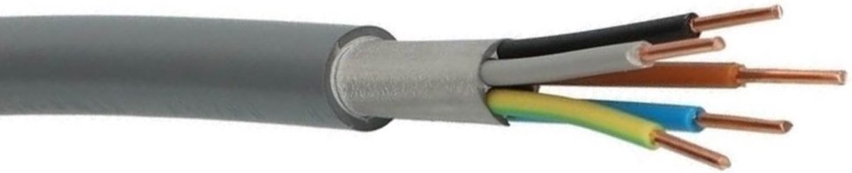 Enzo Kabel YMVKas 5x2,50 qmm grondkabel rol 100m - 1254013