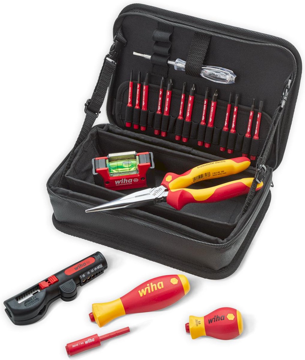 Wiha Elektriciens Set | Gereedschapset incl. multifunctioneel etui - 930050402 45418