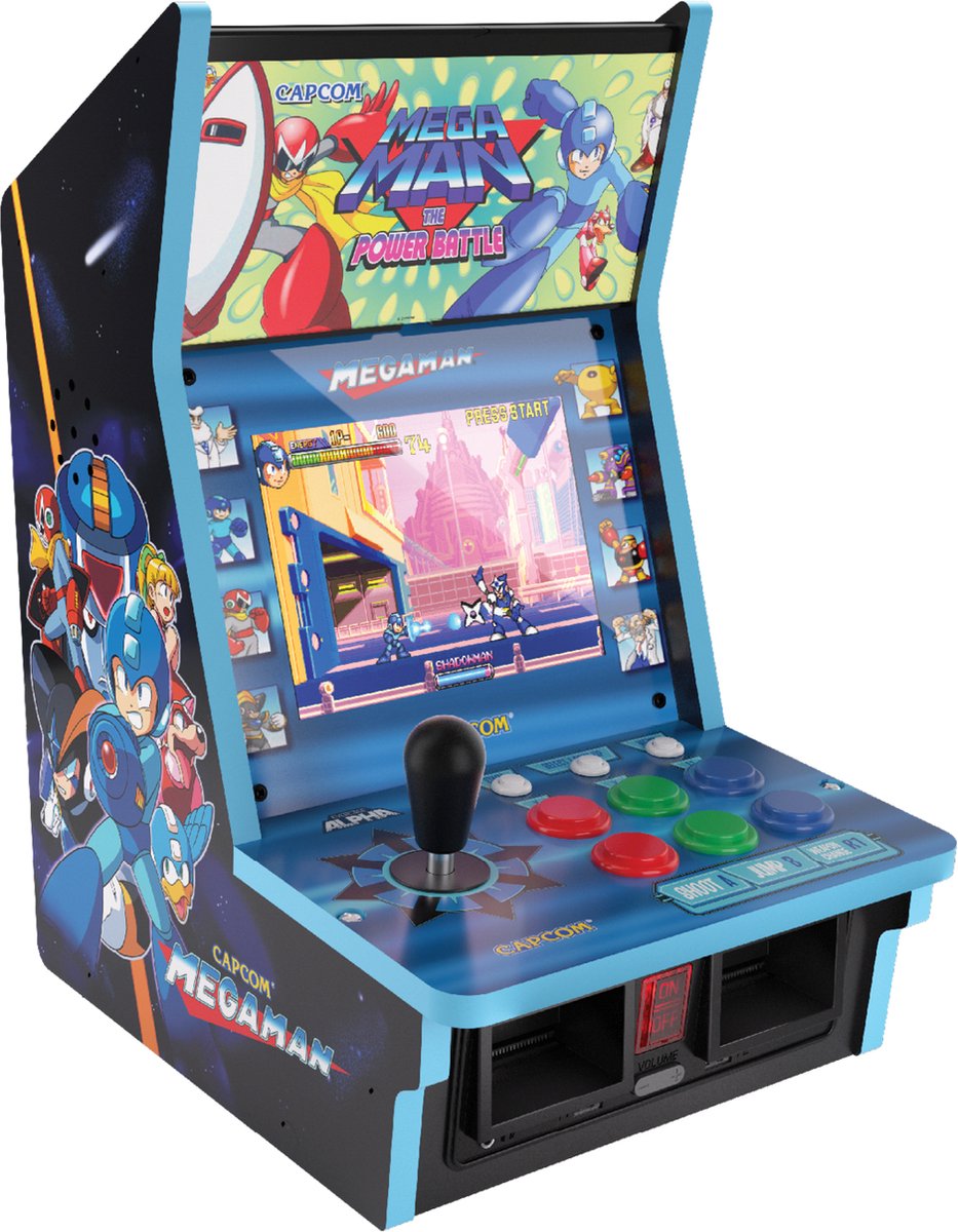 Evercade Alpha Bartop Arcade - Mega Man (6 games)