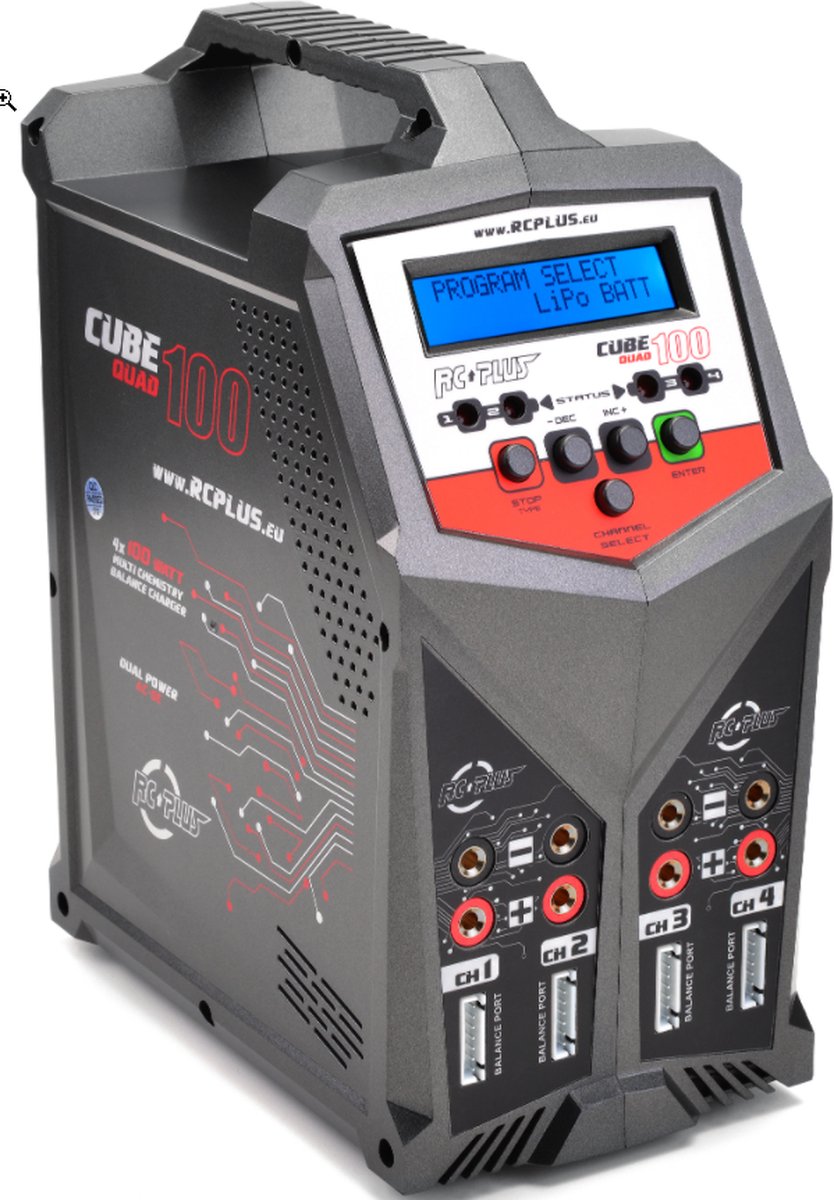 RC Plus Cube Quad 100 Snellader
