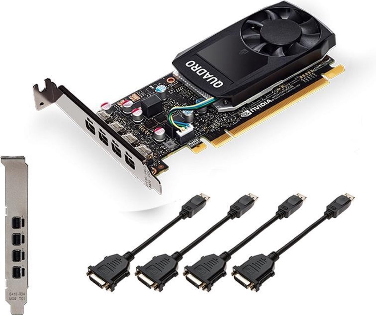 NVIDIA Quadro P1000 V2 DP Grafische kaart