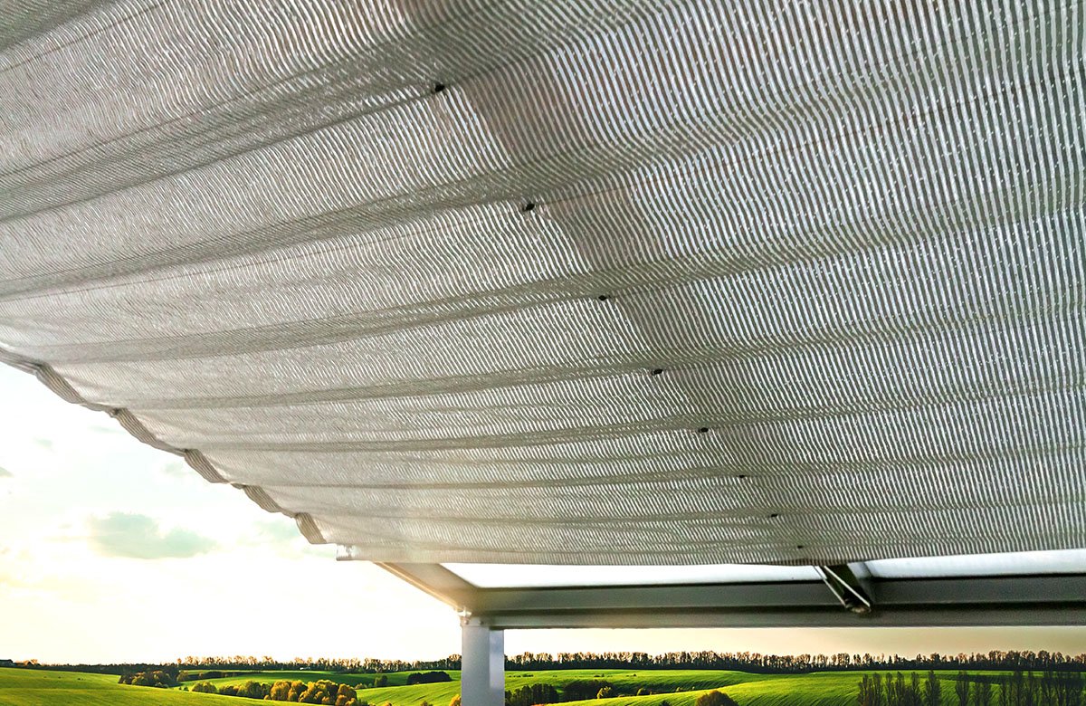 Zonnedoek 250x300 cm parelmoer Prince Line - Outdoor Queen