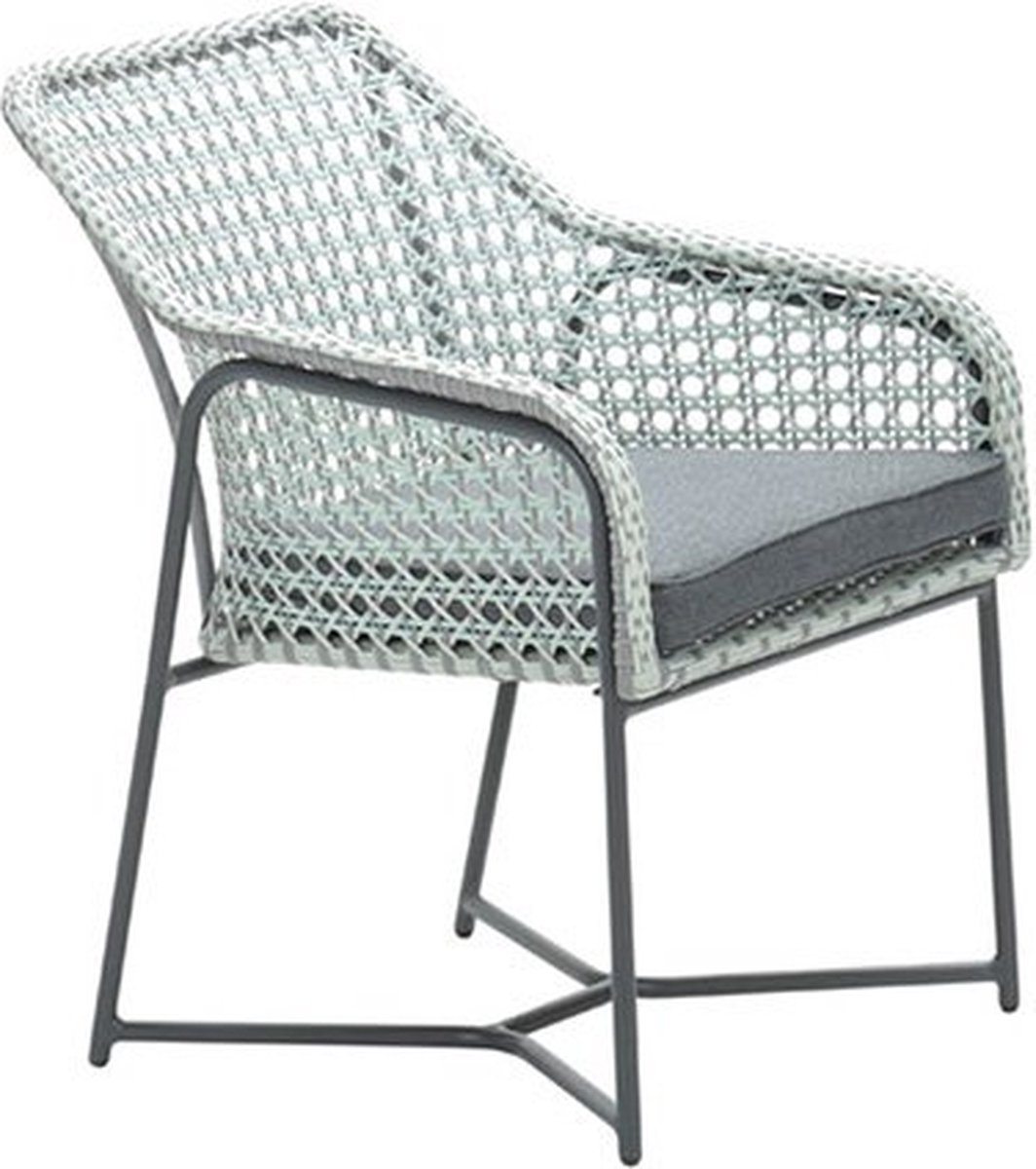 Bellevue dining fauteuil c.bl/soft grn-l.gr/mystic gr - Garden Impressions