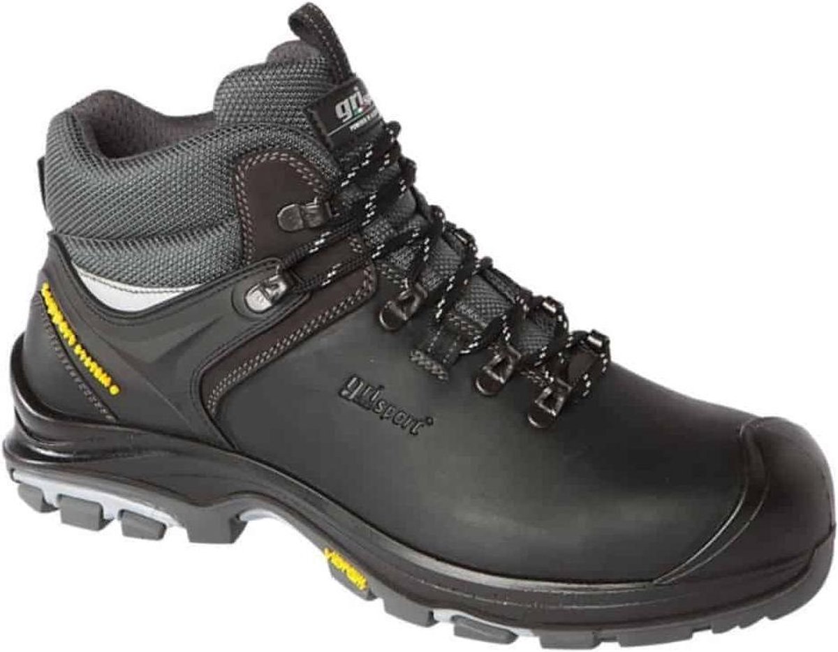 Grisport Safety Yucon / 33506 Hoog S3 Zwart/Grijs - Maat 47 - 11.049.048.47