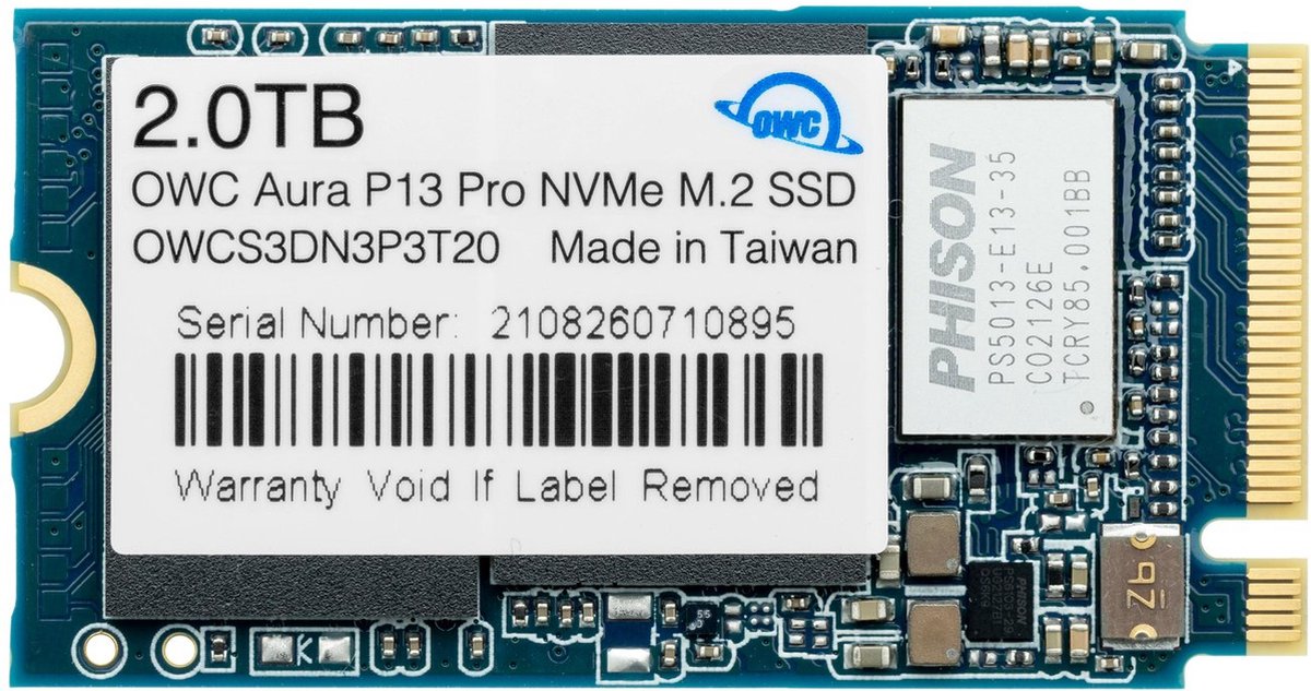 2.0TB Aura P13 M.2 2242 NVMe SSD High Performance