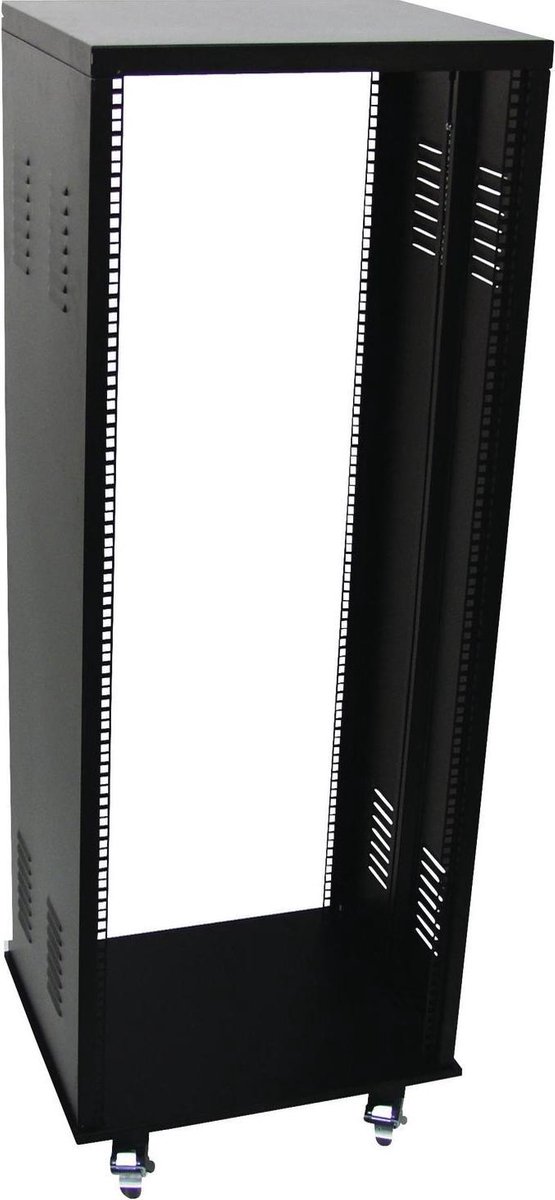 Omnitronic SR-19 19 inch rack 36 HE Staal Incl. wielen