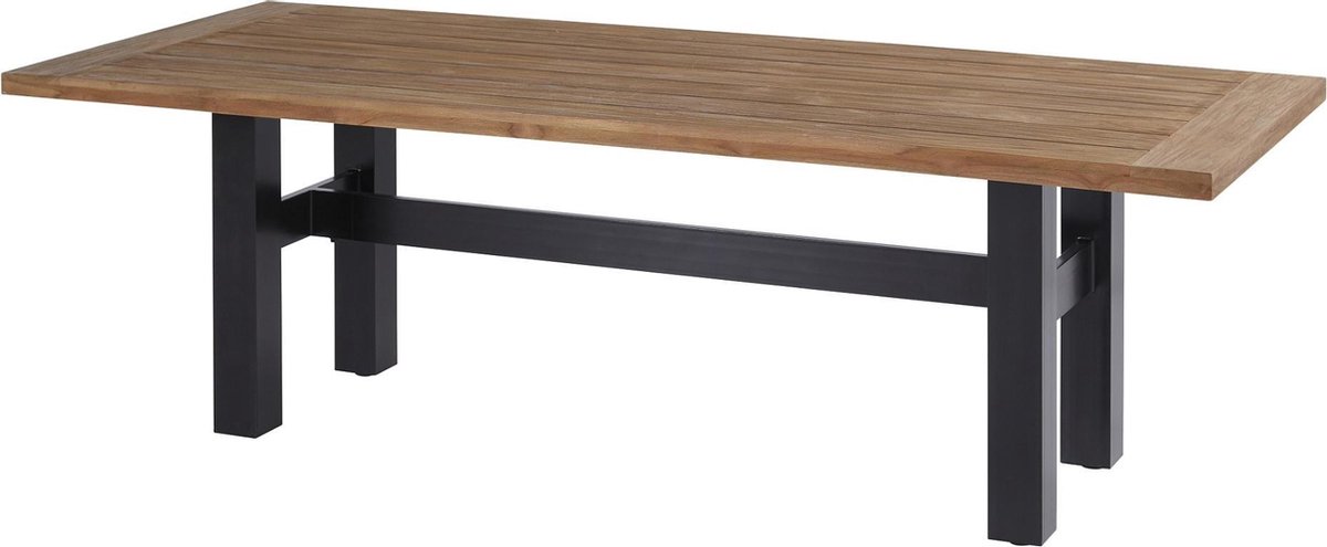 Yasmani tafel 240 x 100 cm black - Hartman