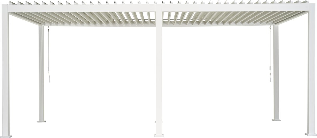 Overkapping vierkant XL Rota 360 cm x 720 cm Matt white - Suns
