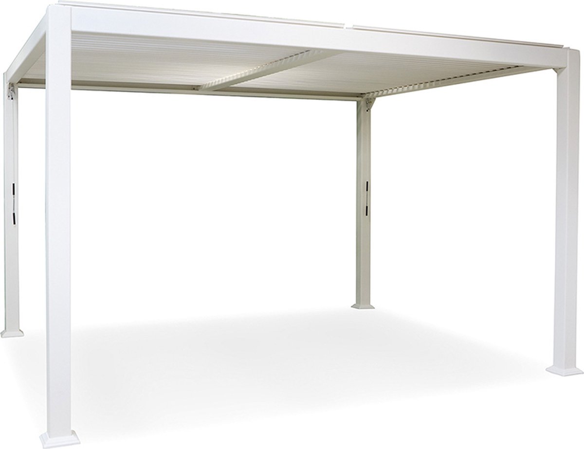 Overkapping vierkant M Alvaro Gazebo 360 x 300 cm Matt white - Suns