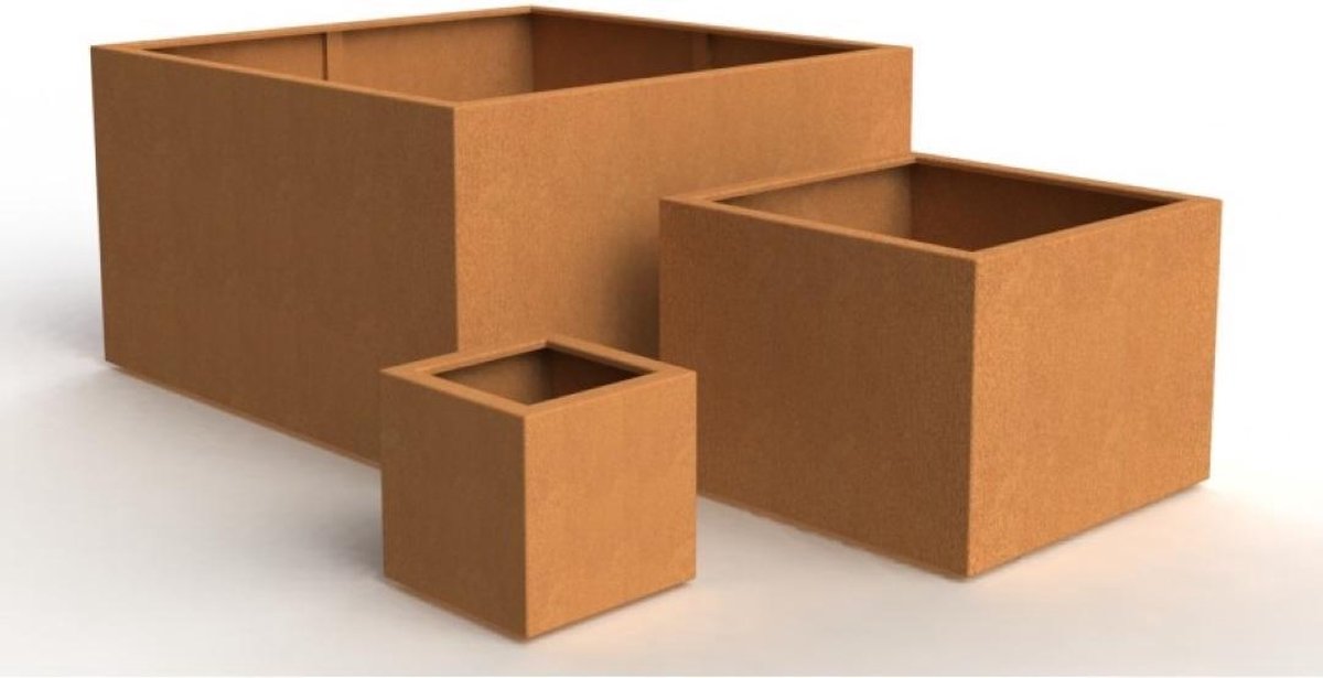 Plantenbak Quadra 50x50x50 cm - Geroba