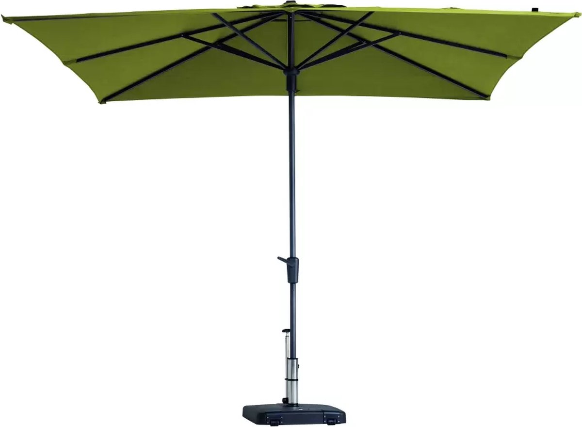 Stokparasol Syros 280 x 280 cm sage green zonwering - Madison