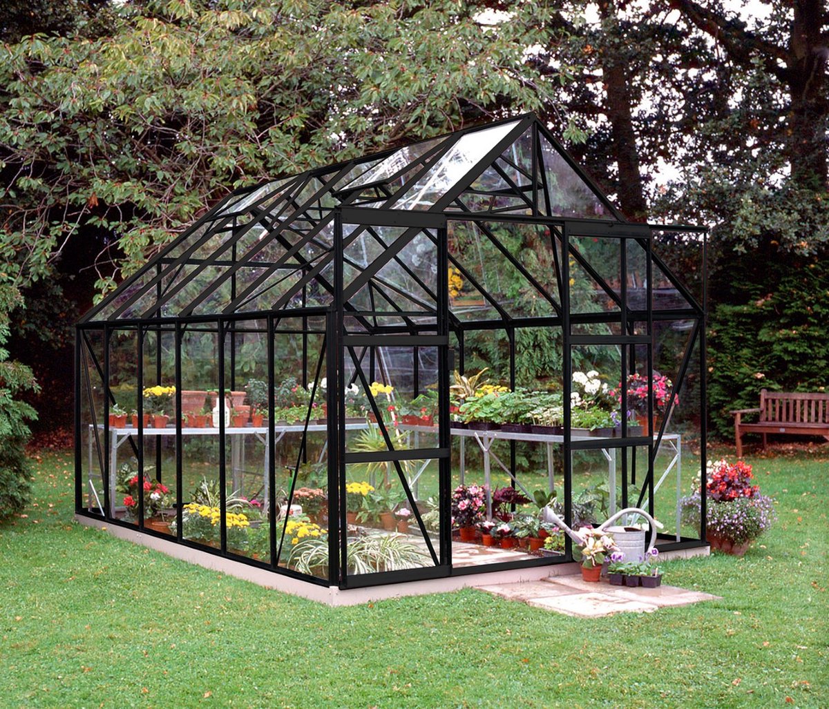 Tuinkas Magnum 128 veiligheidsglas Halls Greenhouses Royal Well - Royal Well