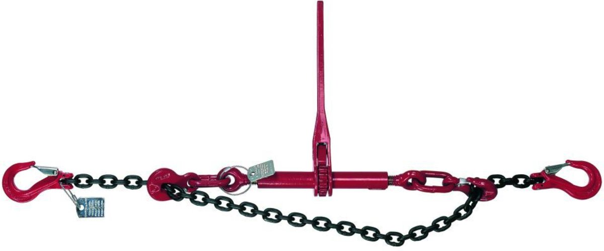 Dolezych Spanketting | tweedelig kwaliteitsklasse 8 | 3,5 m dikte 8-8 mm trekkracht 4.000 daN | 1.000 daN | 1 stuk - 19530801-3,5 19530801-3,5