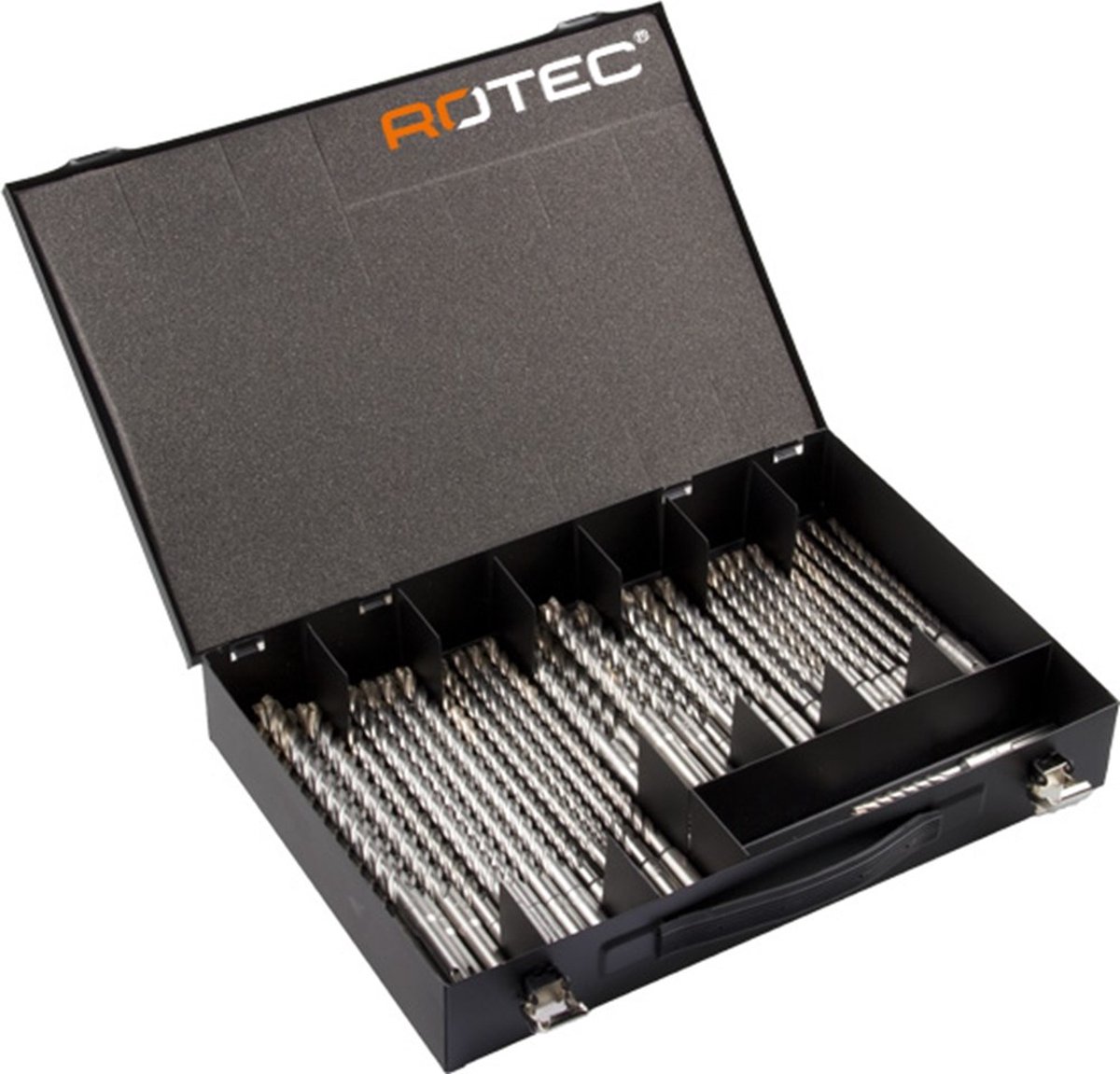 Rotec Hamerborenset | SDS-plus | QUATTRO-X | In koffer | 40-dlg. - 900.1016