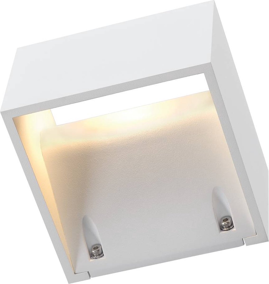 SLV Logs Wall 232101 LED-buitenlamp (wand) LED LED vast ingebouwd 6 W Wit