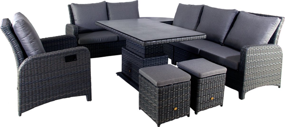 Loungeset Allentown Midnight Grey - Oosterik Home