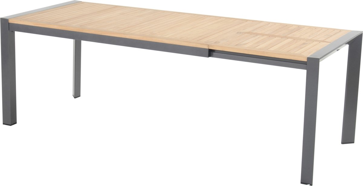California teak extension tafel 160-220x100 cm - Hartman