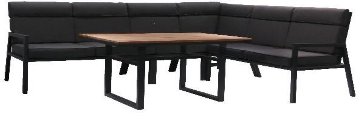 SET stefano HB hoek 6 delig met tafel - OWN