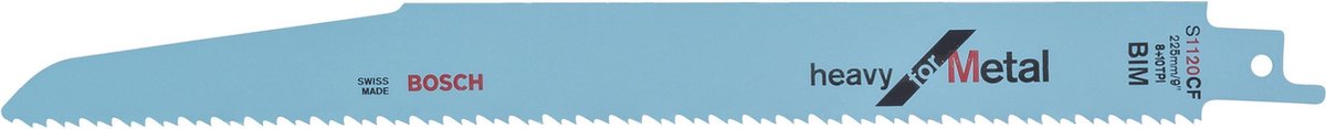 Bosch Accessoires Reciprozaagblad S 1120 CF Heavy for Metal 100st - 2608656571