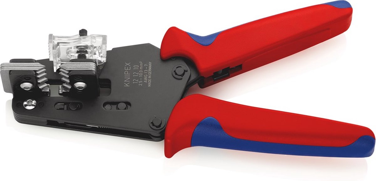 Knipex Precisie afstriptang gebruineerd 195 mm | afstripcapaciteit : 2,5 - 10,0mm - 121210