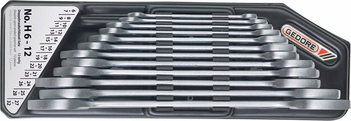 Gedore Steeksleutelset 12-dlg. - 6079750