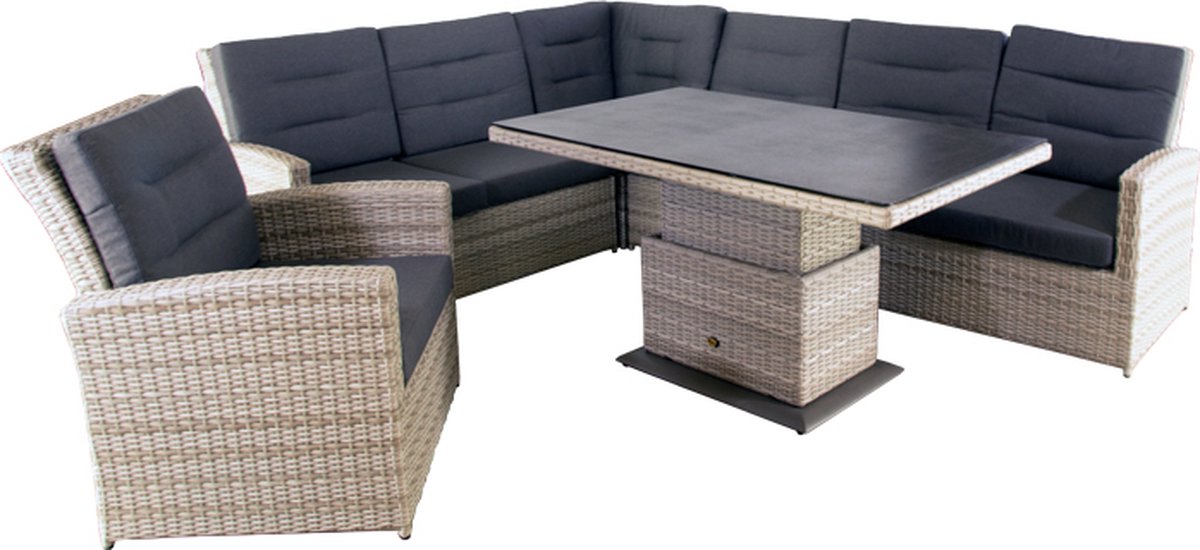 Dining hoekset San Bernardino Sunrise Beige - Oosterik Home