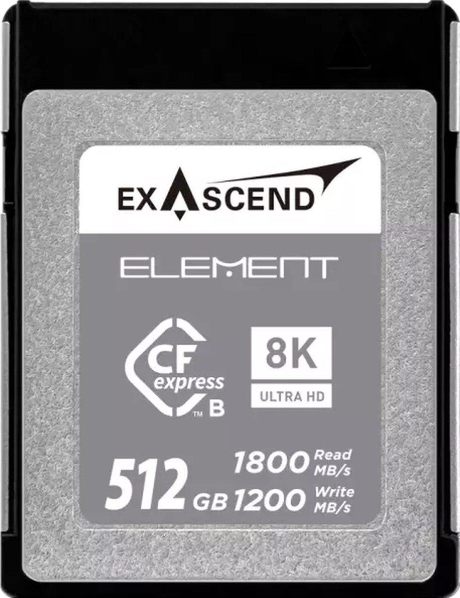 Exascend Element Cfexpress (Type B) 512GB | Geheugenkaarten | Computer&IT - Data opslag | 6972904952171
