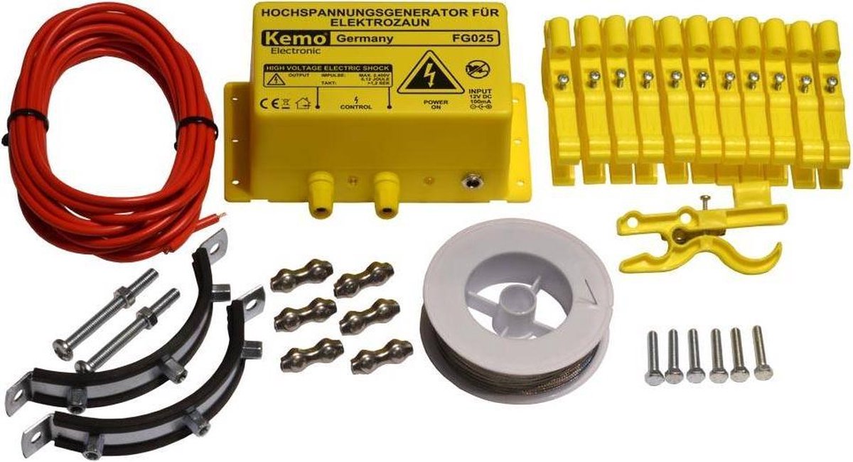 Kemo FG 025 Set Schrikdraad Functies: Stroom 1 stuk(s)