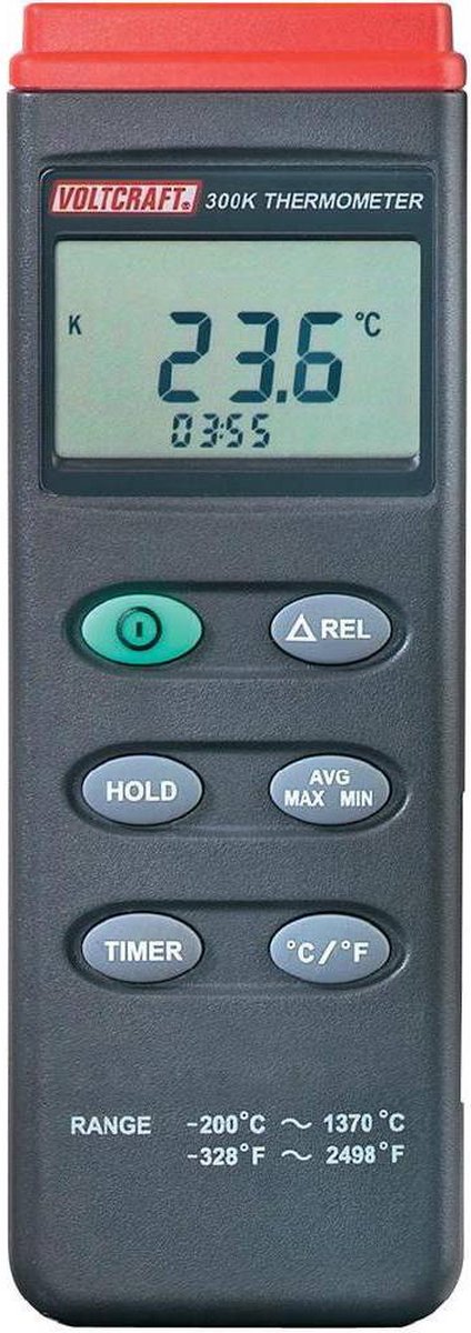 VOLTCRAFT K204 Temperatuurmeter -200 - +1370 °C Sensortype K Datalogger-functie