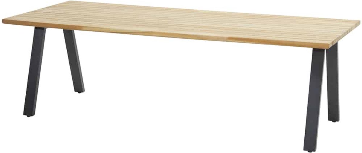 Taste Ambassador Diningtafel Teak Antracite 240 x 100 cm - 4SO