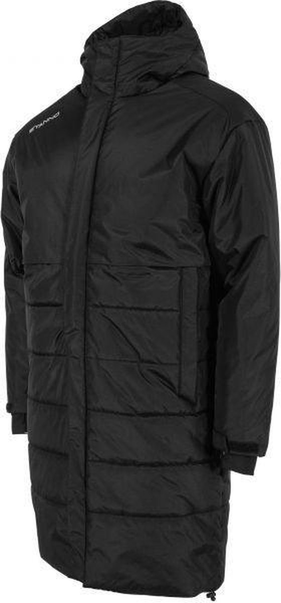 Stanno 457003 Prime Long Coach Jacket - Black - XL