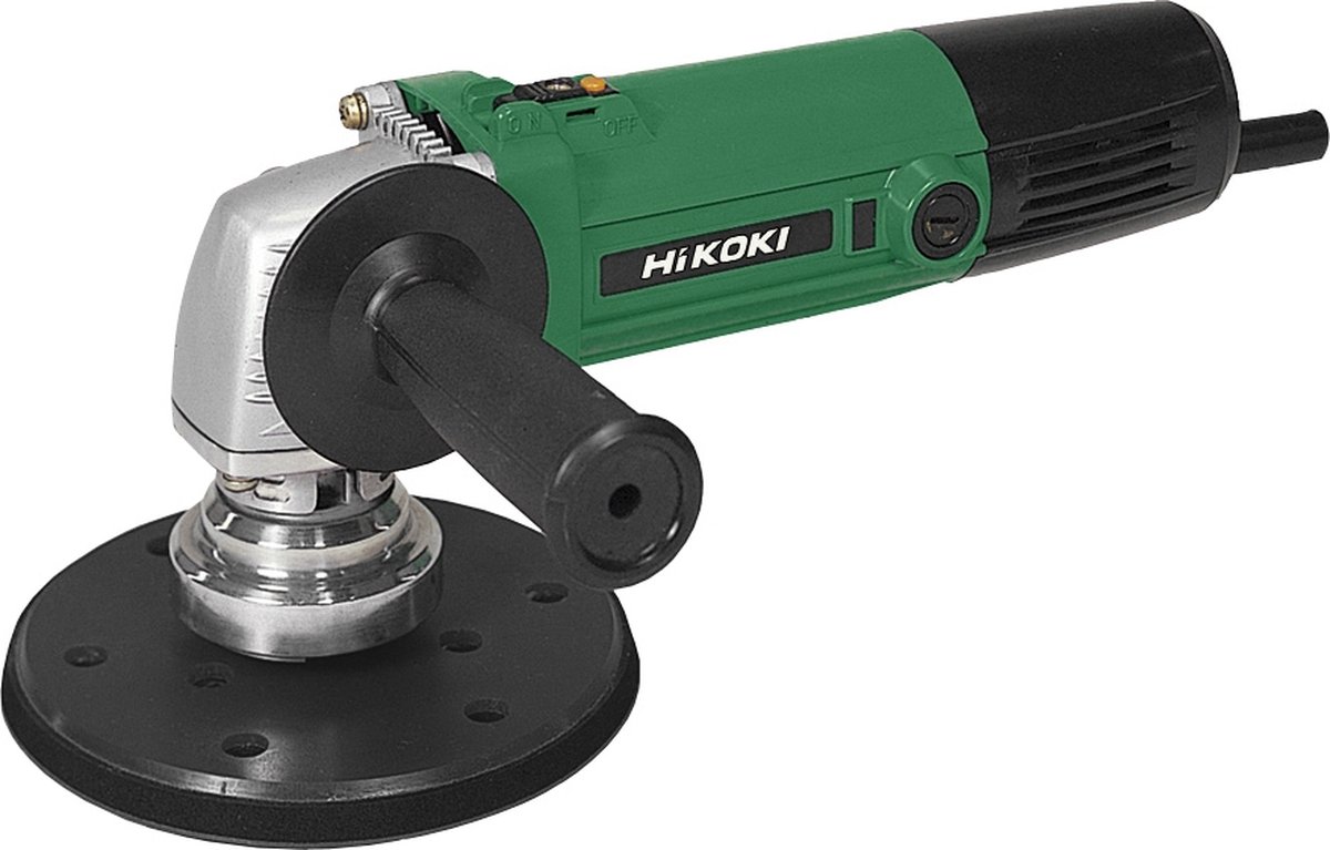 Hikoki SAY-150A V2Z HAAKSE SCHUURMACHINE MET VELCRO STEUNSCHIJF - SAY150AV2Z