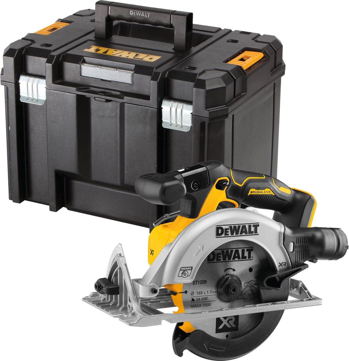 DeWalt DCS565NT-XJ | Accu Cirkelzaag | XR | 18 Volt | 165 mm | Body in TSTAK | Zonder Accu's & Laders - DCS565NT-XJ
