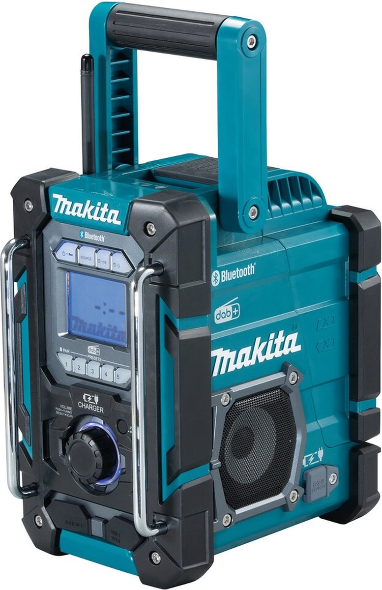 Makita DMR301 | Bouwradio | FM DAB/DAB+ Bluetooth met laadfunctie | Zonder accu's | In doos - DMR301