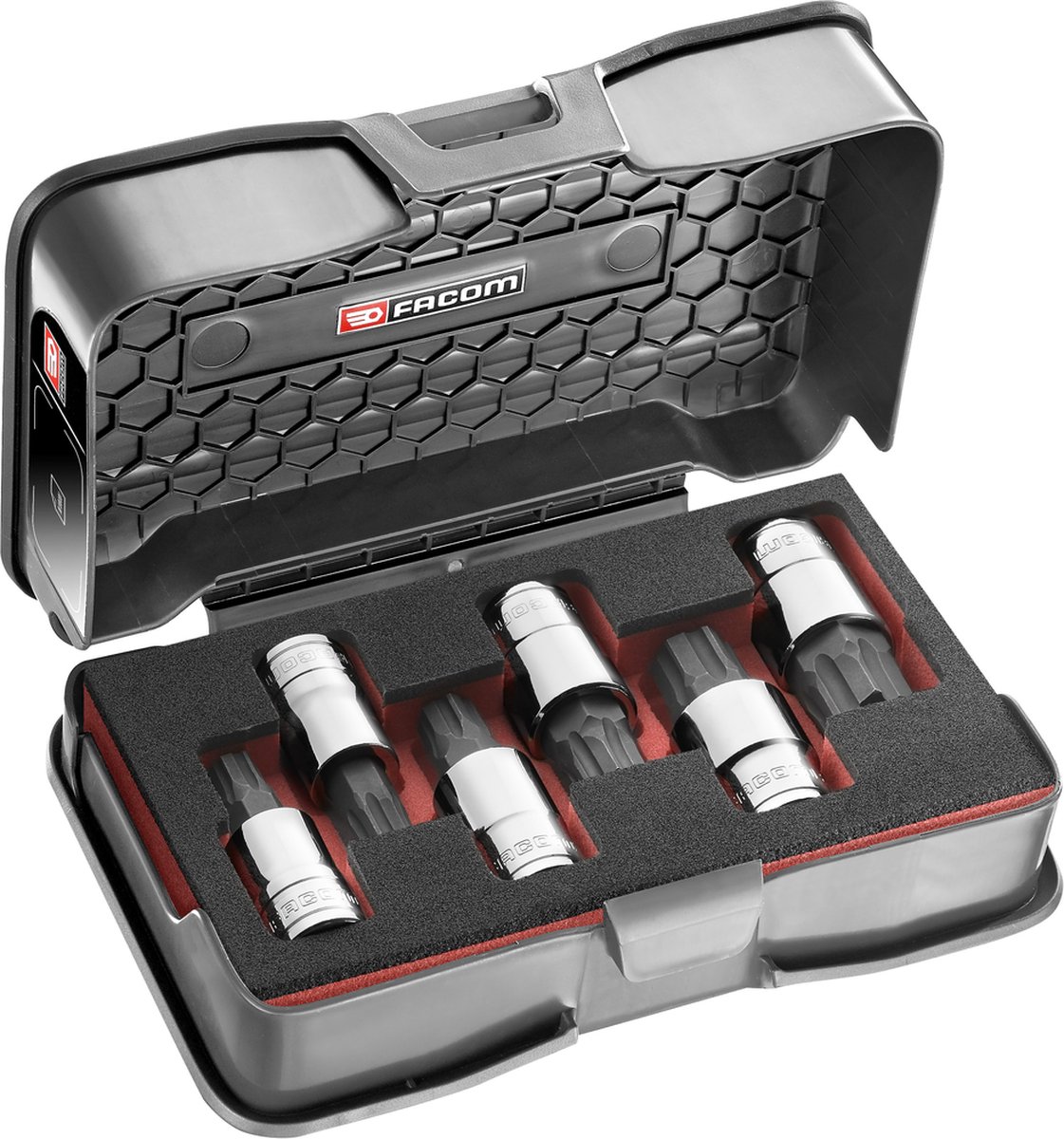 Facom STM.J6MGRPPB | 6-DELIGE | 1/2 " | GRIP-BITDOPPEN | SET | 10-19MM - STM.J6MGRPPB