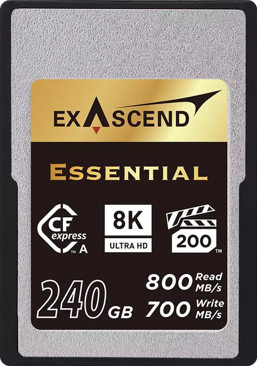 Exascend Essential Cfexpress (Type A) 240GB | Geheugenkaarten | Computer&IT - Data opslag | 6972904952379