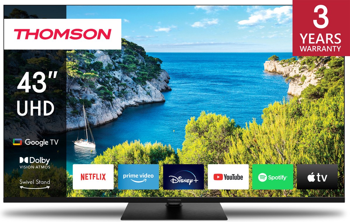 Thomson Google TV 43" UHD