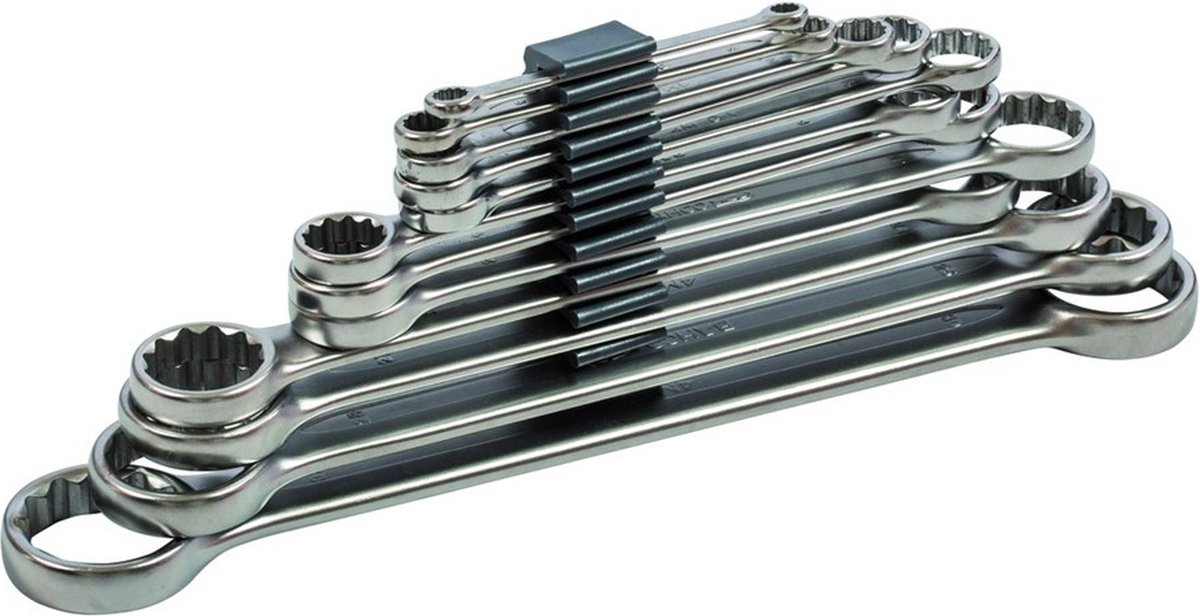 Bahco platte ringsleutels set 12-dlg | 4M/12C