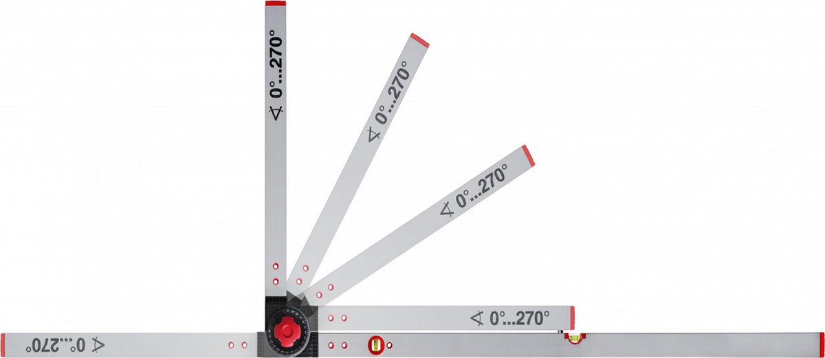 BMI Hoekmeettoestel | meetbereik 0-270 graden | beenlengte 150x100 cm | 1 stuk - 715 100 150 - 715 100 150