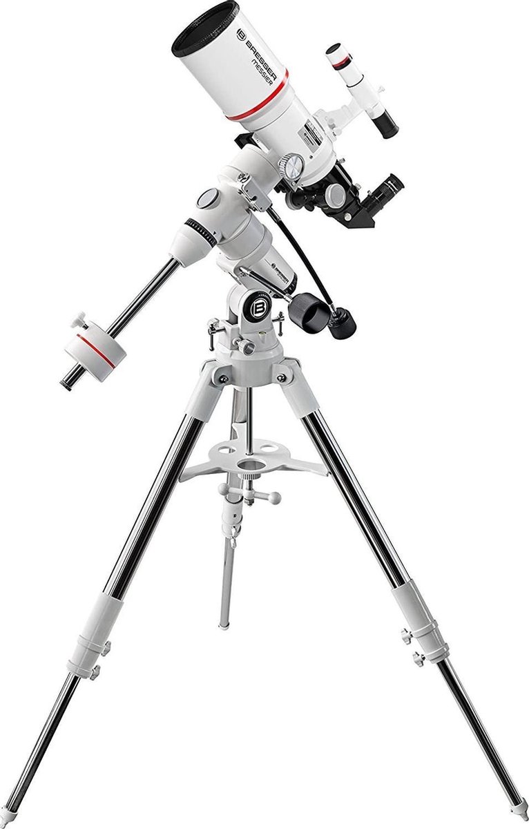 Bresser Optik Messier AR-102xs/460 EXOS-1/EQ4 Refractor-telescoop Equatoriaal Achromatisch Vergroting 30 tot 200 x