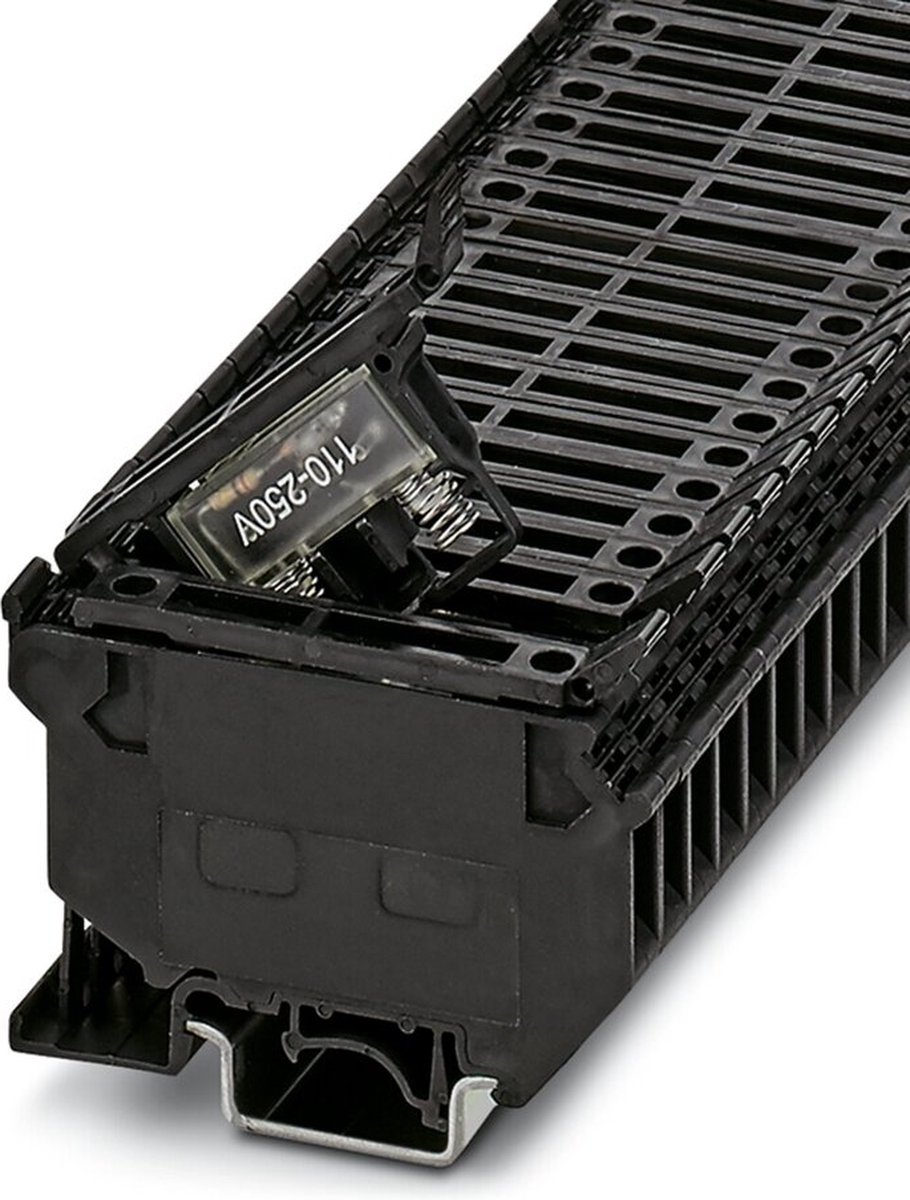 Phoenix Contact UK 5-HESILA 250 3004142 Zekering-serieklem Aantal polen: 2 0.2 mm² 4 mm² Zwart 50 stuk(s)
