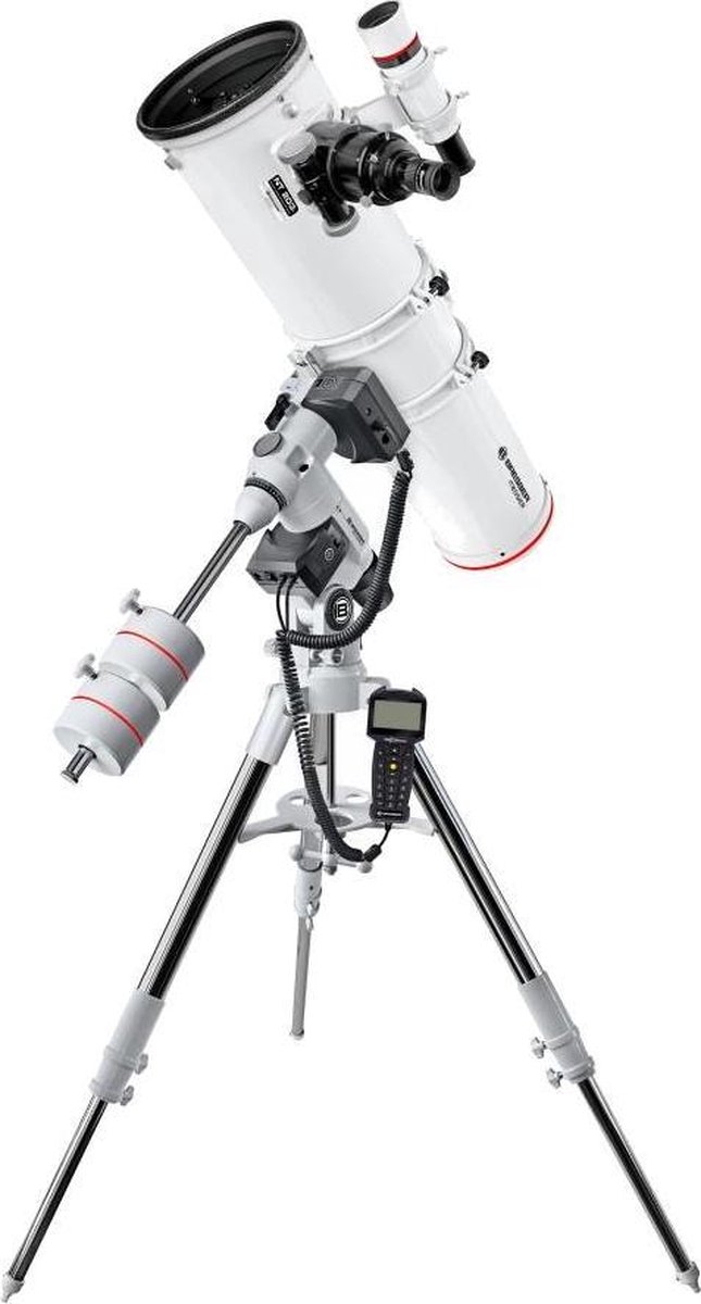 Bresser Optik Messier NT-203/1200 Hexa EXOS-2 GoTo Spiegeltelescoop Equatoriaal Newton Vergroting 40 tot 400 x