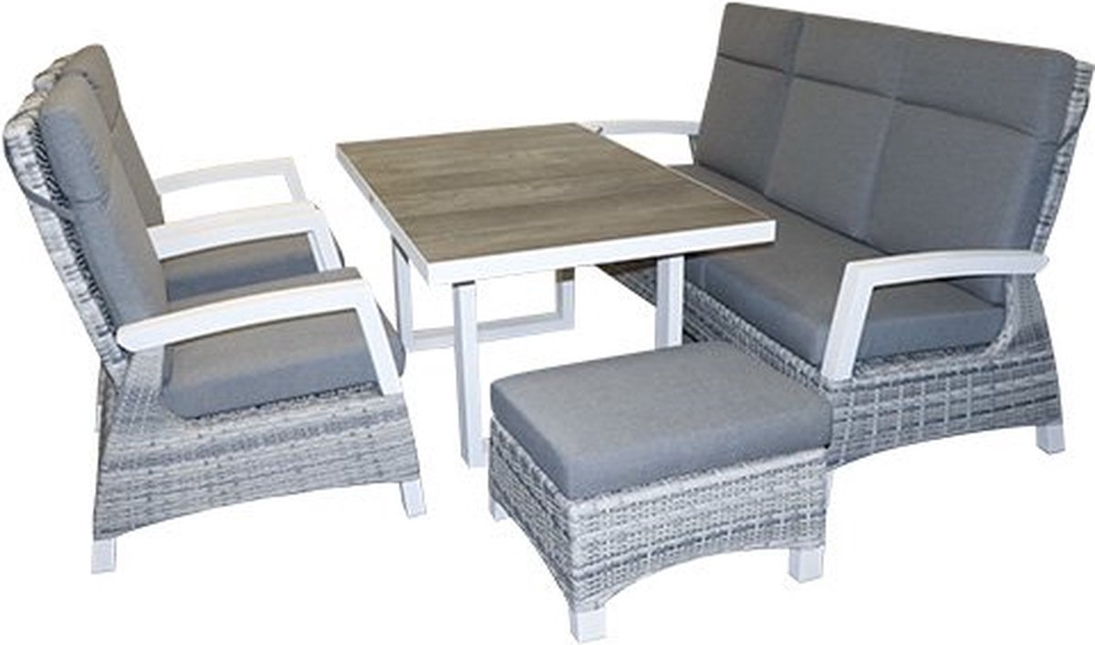 Rovereto Sofa Lounge diningset 5 persoons - Trestino