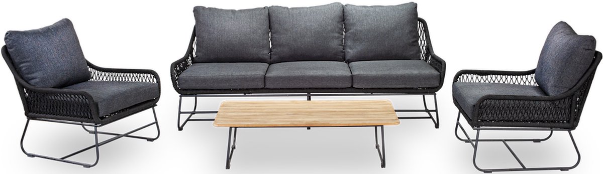 Zita loungeset 4 delig rvs - OWN